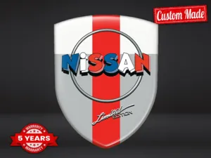Nissan Kuppelaufkleber Rennedition Premium Fahrzeugetiketten